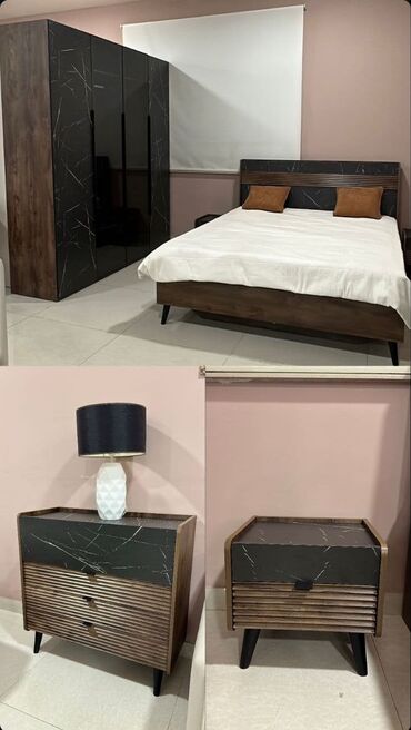 Mətbəx mebeli: İkinəfərlik çarpayı, Dolab, Komod, 2 tumba, Yeni