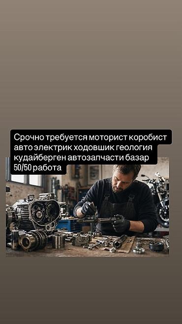 Вакансия: моторист, коробист, автоэлектрик, ходовщик. Место