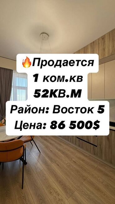 Продажа квартир: 2 комнаты, 52 м², Элитка, 10 этаж, Дизайнерский ремонт