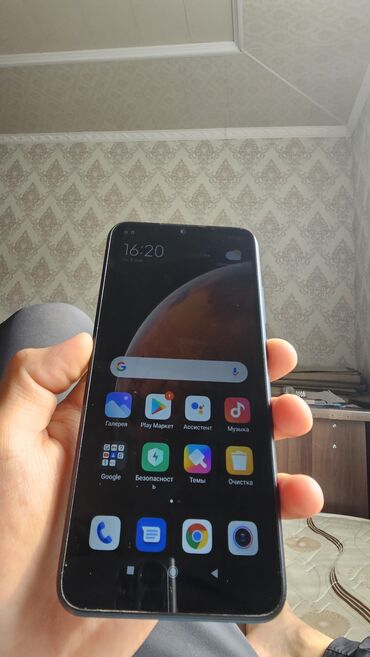чехлы на телефон: Xiaomi, Redmi 9A, Колдонулган, 32 GB, түсү - Кара, 2 SIM