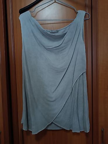 lil solid accessories: Asimetrična ženska bluza bez rukava - Materijal: lagana, meka — 1