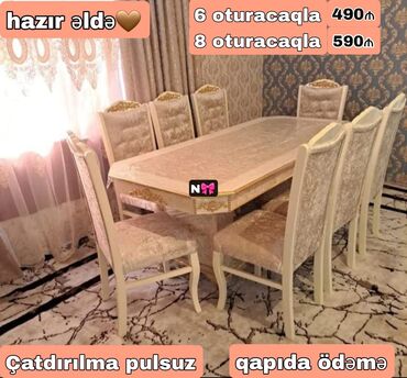 ucuz stullar: Прямоугольный стол, Для гостиной, C гарантией