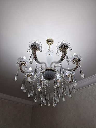 işıq led: Çılçıraq, 5 lampa, Metal — 1