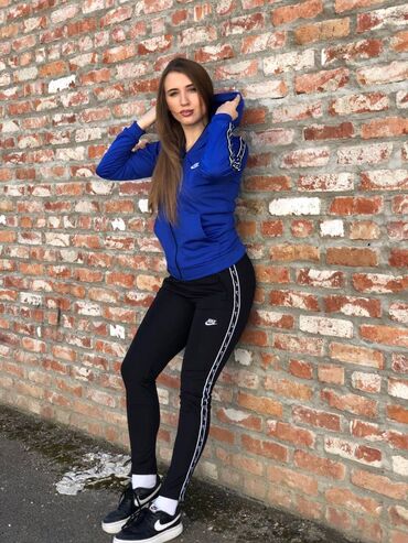 Gornji i donji deo: Nike ženska trenerka Novo Mokra likra Veličine s m l xl 2xl fb — 9