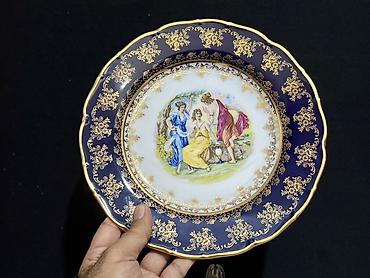 novruz süfrəsi: Boşqablar, 1 əd, rəng - Mavi, Farfor, Çexiya — 5