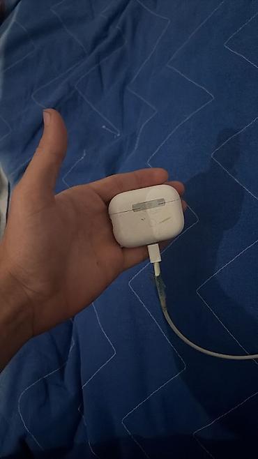qulaqlıq satışı: İşlənmiş Simsiz (Bluetooth) Qulaqcıqlar, Apple, rəng - Ağ — 2