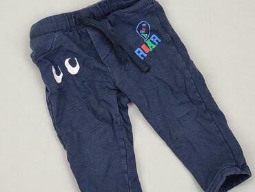 eleganckie spodnie chłopięce 146: Sweatpants, 9-12 months, condition - Good