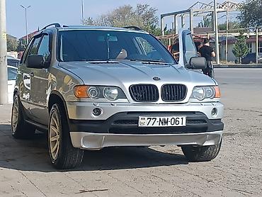 yan güzgülər s: BMW X5 (E53) SUV - Kuzov: gümüşü rəng, 5 qapı, dam relsləri - Tam — 3