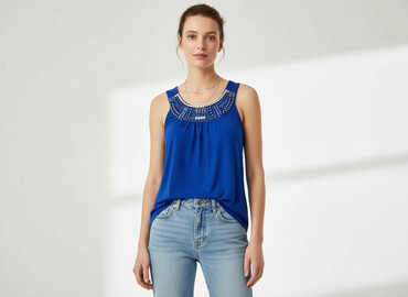 modne bluzki plus size: CAMAIEU, Жіноча блуза, розмір S