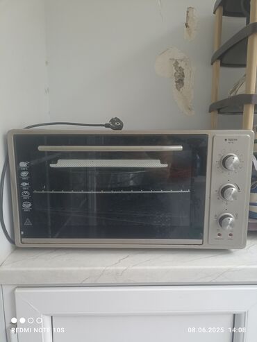 Duxovkalar: Duxovka Elektrik, rəng - Gümüşü, Ayrıca dayanan, İşlənmiş