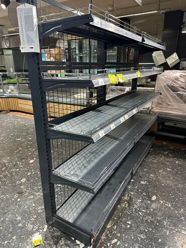 Витрины: Витрины, стеллажи, полки торговые металлические б/у, полка магазинная — 4