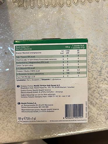 İdman və istirahət: Nestlé Health Science Resource Glutamin – L-Glutamin tozu Məhsul — 5
