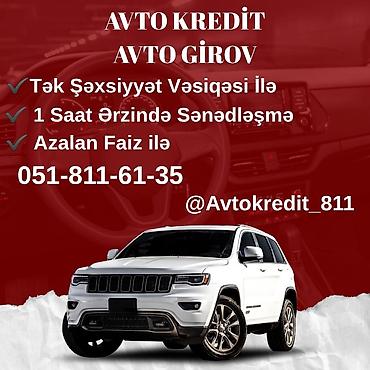 Kredit məbləği minimum 1500,maksimum li̇mi̇tsi̇z! Zəng edə və ya