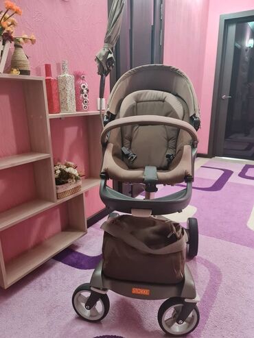 коляска stokke xplory цена: Коляска, цвет - Коричневый, Б/у