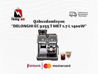 avto kamera: Qəhvədəmləyən "DELONGHI EC 9255 T MET 1.7 L 1400W" 🔹 KREDİTLƏ! Aylıq — 1