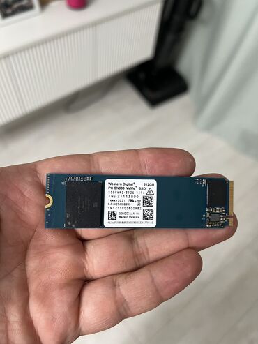 Жесткие диски, переносные винчестеры: Накопитель, Б/у, Western Digital (WD), SSD, 512 ГБ, 2.5", Для ноутбука