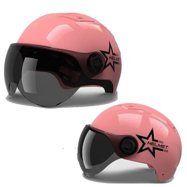 harley davidson sportster: Шлем с солнцезащитным козырьком DaVidson #2 Розовый Сетка из