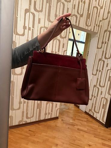 Çantalar: Bordo rəngli qadın çantası Alessia Bag brendinə aid olan YENİ çanta — 3