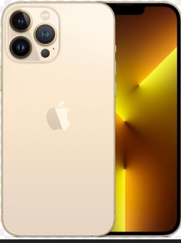 IPhone 13 Pro, 128 GB, Matte Gold, Simsiz şarj, Face ID