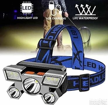 casio zeleni sat: Praktična i snažna LED čeona lampa sa 5 LED dioda, idealna za rad — 1