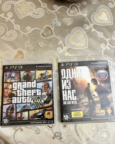 pleystein 3: Playstation 3 üçün oyunlar. Original. GTA V - 10 azn The last of us -