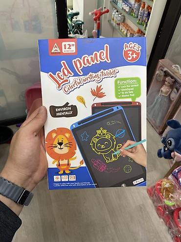 LCD-планшет для рисования и заметок, 12" - Цветной LCD-экран 12" для