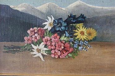 versus satovi: SLIKA BERGE UND BLUMEN I, 100 GODINA STARA, 27,5 X 21 | Slika \Berge — 4