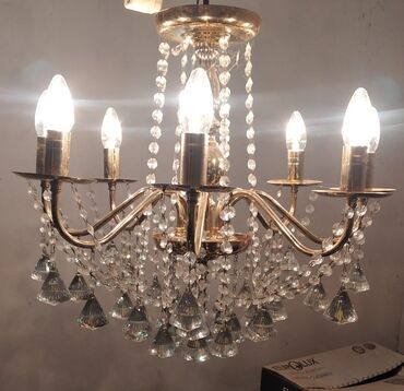 Kasalar: Çılçıraq, 5 lampa, Metal