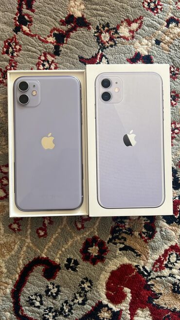 самсунг с 23 телефон: IPhone 11, Колдонулган, 256 ГБ, Deep Purple, Заряддоочу түзүлүш, Кабель, Куту, 81 %