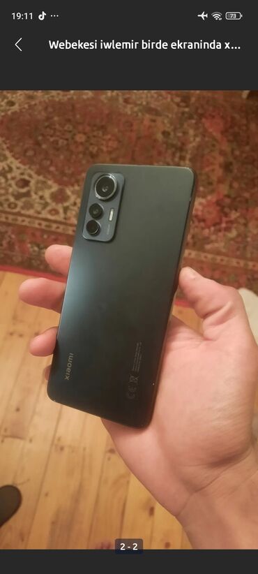 Xiaomi: Xiaomi Mi 12 Lite, 128 GB, rəng - Boz, 
 Barmaq izi