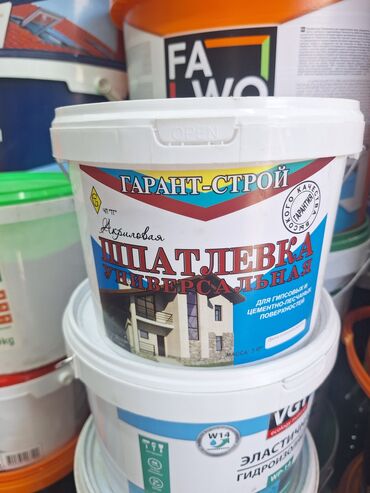 вспениватель полистирола: Универсальная акриловая шпаклевка "Гарант-Строй" подходит для