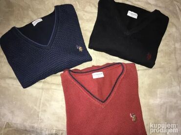 Džemperi: Original U. S. POLO ASSN dzemper M - L 3 komada Ramena 45-47, duzina — 1