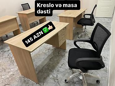 Masa + kreslo desti YENIDIR! lalafo.az -da Masa + kreslo desti YENIDIR!