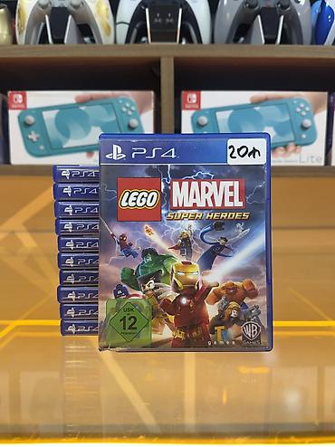 disk: Lego Marvel Super Heroes-PS4 diski Oyun diski tam işlək vəziyyətdədir — 1