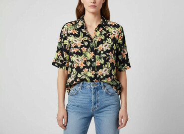 czerwona koszulka h m: H&M, Жіноча блуза, розмір L