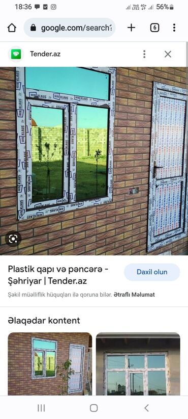 Plastik qapılar: Plastik karicnivi qapı. Sifarişle. Keyfi̇yetli̇ — 22