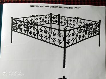 Ритуальные услуги: Изготовление оградок, Изготовление памятников, Изготовление табличек | Габбро, Гранит, Металл | Оформление at lalafo.kg — 37 Ритуальные услуги: Изготовление оградок, Изготовление памятников, Изготовление табличек | Габбро, Гранит, Металл | Оформление — 37