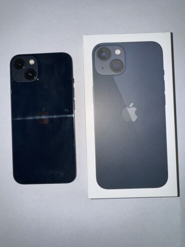 айфон 13 новый: IPhone 13, Б/у, 128 ГБ, Midnight, Коробка, 83 %