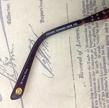 Naočare: Escada VES658S - Copper Black - dioptrijski ram. Made in Italiy — 7