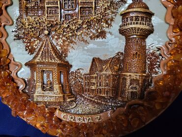 Slike i ramovi: Tanjir za zid nov,vintaz ruski kompletan rucni rad. Tanjir — 9