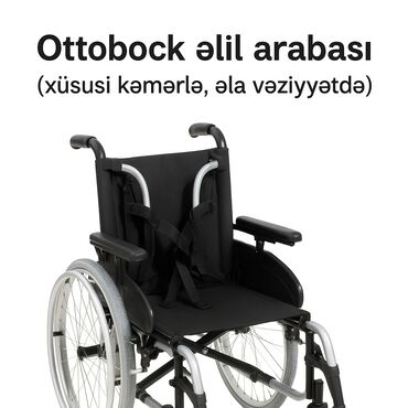 abc design 3 tec universal arabalar: Ottobock əlil arabası – xüsusi kəmərlə - Marka/model: Ottobock manual