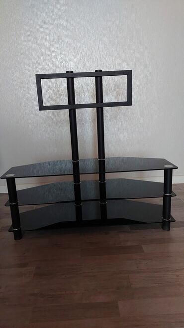 tv stand alçıpan: Б/у, Прямой ТВ стенд, С полками, Стеклянный, Беларусь