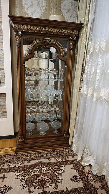 mebel materiali: Klassik üslubda yemək otağı dəsti - Material: keyfiyyətli ağac (qoz — 4