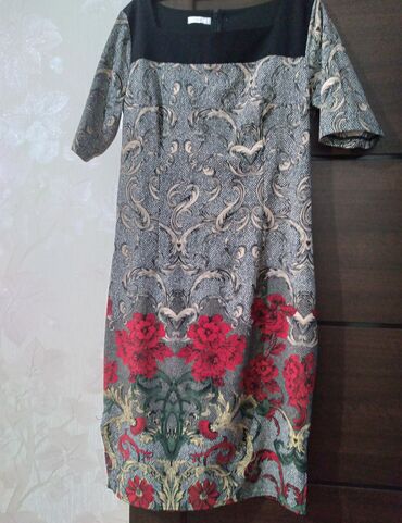 Повседневное платье, Миди, 2XL (EU 44)