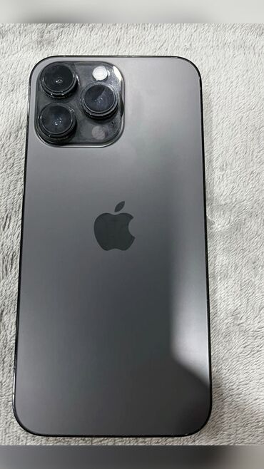 мини флешка: IPhone 14 Pro Max, Б/у, 256 ГБ, Черный, Зарядное устройство, Чехол, 82 %