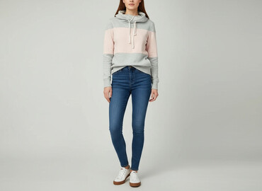 bluza leniwiec: Cropp, Women`s hoodie, size S