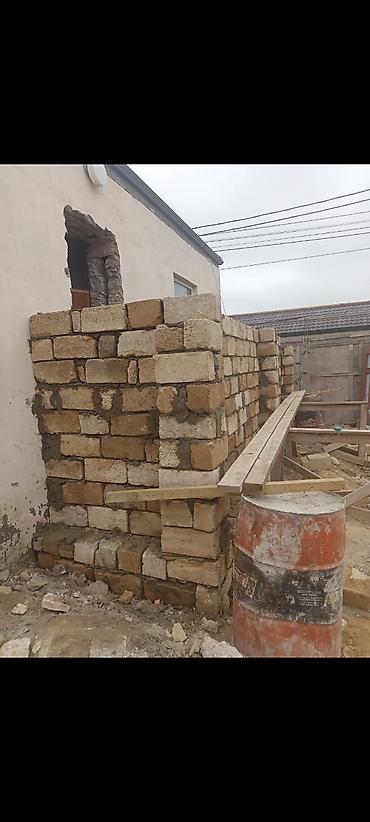 Tikinti işləri: Usta xidməti – vatsapa yazin Gördüyümüz işlər: - Divar hörgüsü: daş — 8