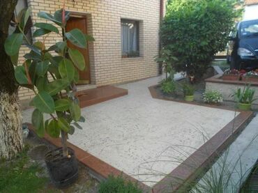 Baštenska dekoracija: STAMPANI BETON 🏗️ Blue Stone DOO se specijalizuje za izradu štampanog — 3