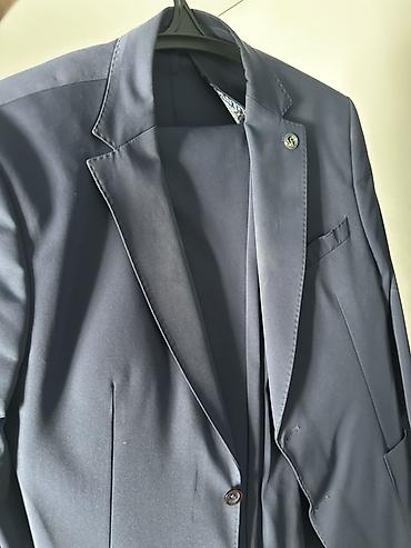 кастюм тройка: Мужской костюм, XL, 2XL, 3XL, Coeur Joie, Б/у, цвет - Синий, Самовывоз, Платная доставка — 4