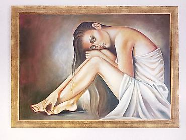 portret: Rəsm əsəri – Kətan üzərində yağlı boya, portret-kompozisiya, - Mövzu — 1